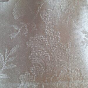 White Rose Damask Tablecloth 60” x102”
